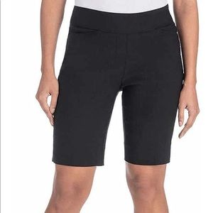 Black Bermuda dress shorts